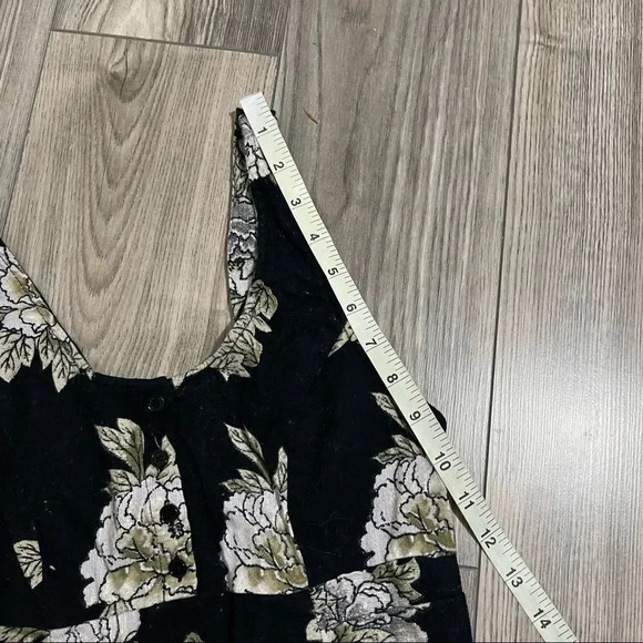 Kimchi Blue navy floral 100% cotton summer dress Size S - Picture 6 of 8